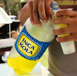 when in Peru, always chose Inca Kola over Coca Cola.